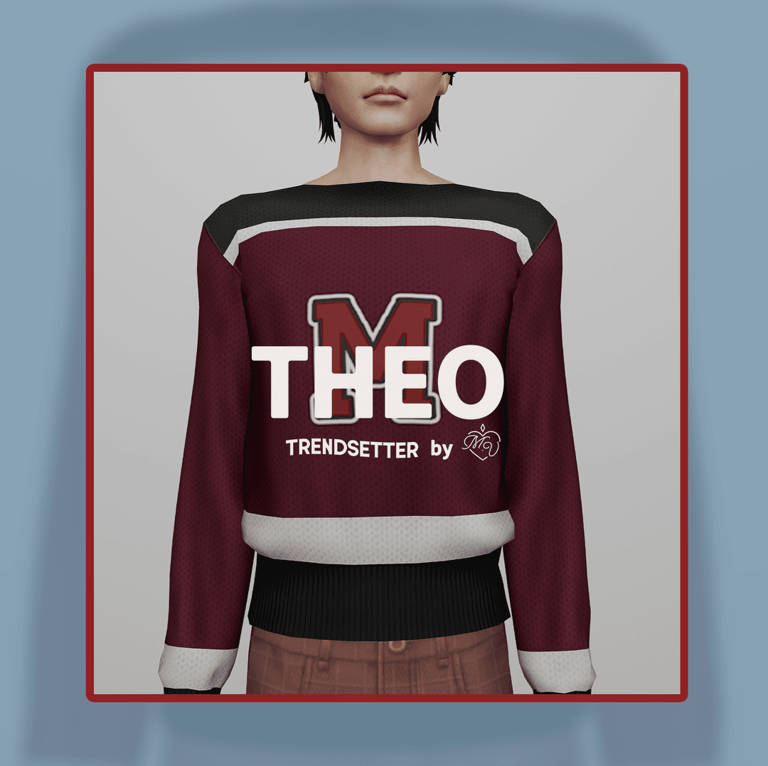 Галерея мода Толстовка Theo Top #1